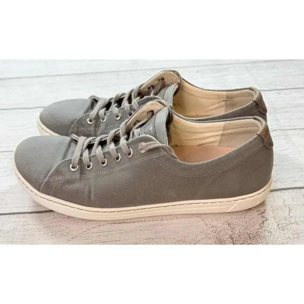 Birkenstock Unisex Arran Shoes Canvas Casual Sneakers Gray Size EU 42